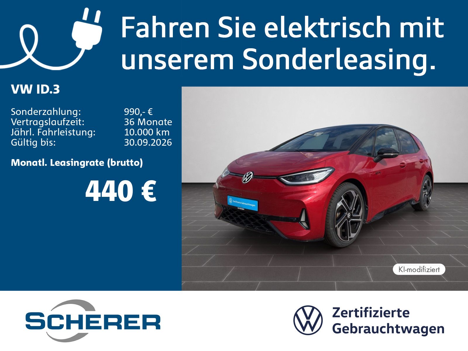 Volkswagen ID.3 GTX 79 kWh | SOH 99% | 360° | ACC | Anschlu