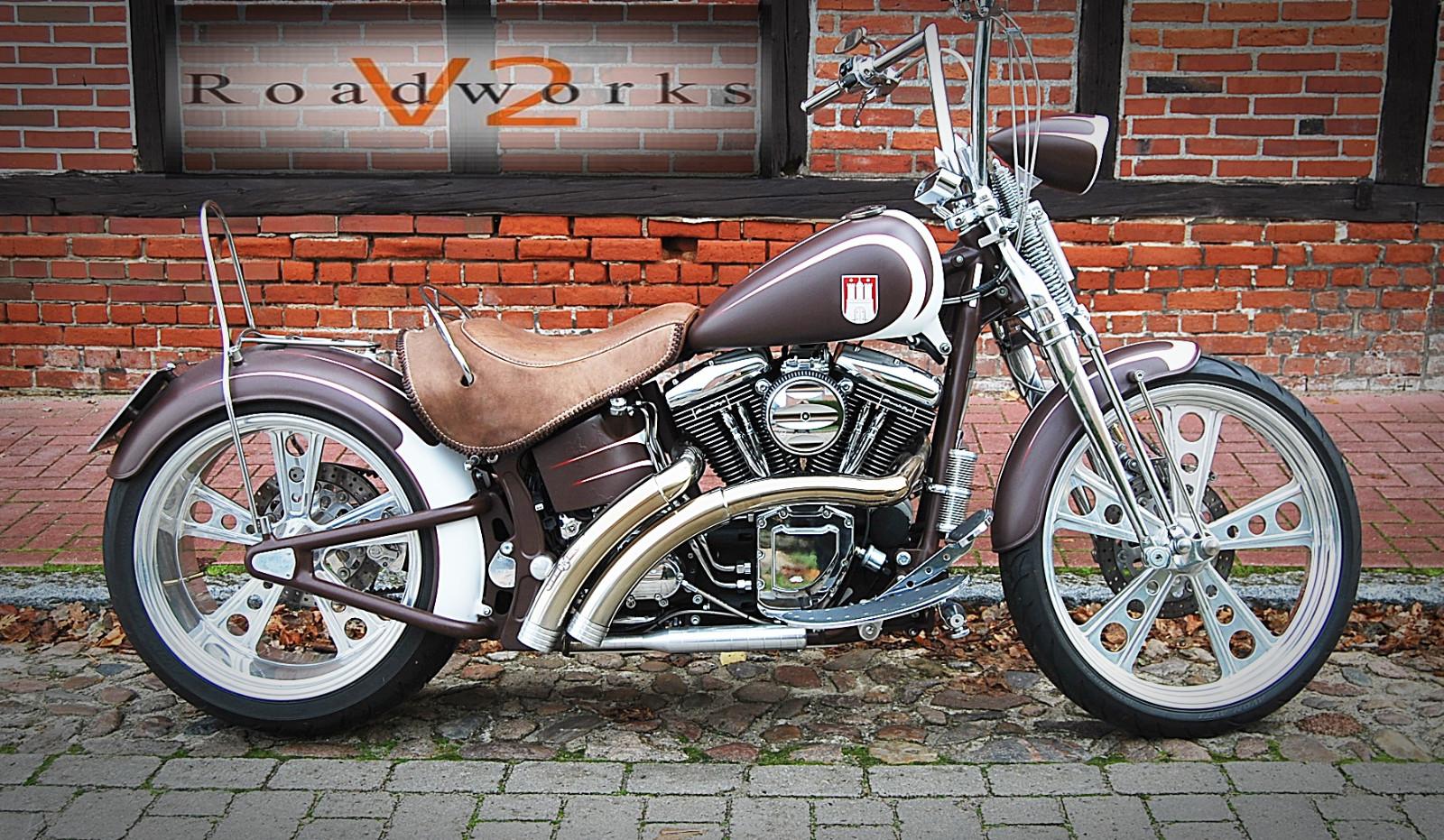 Harley-Davidson Softail Springer FLSTS Umbau TOP Zustand