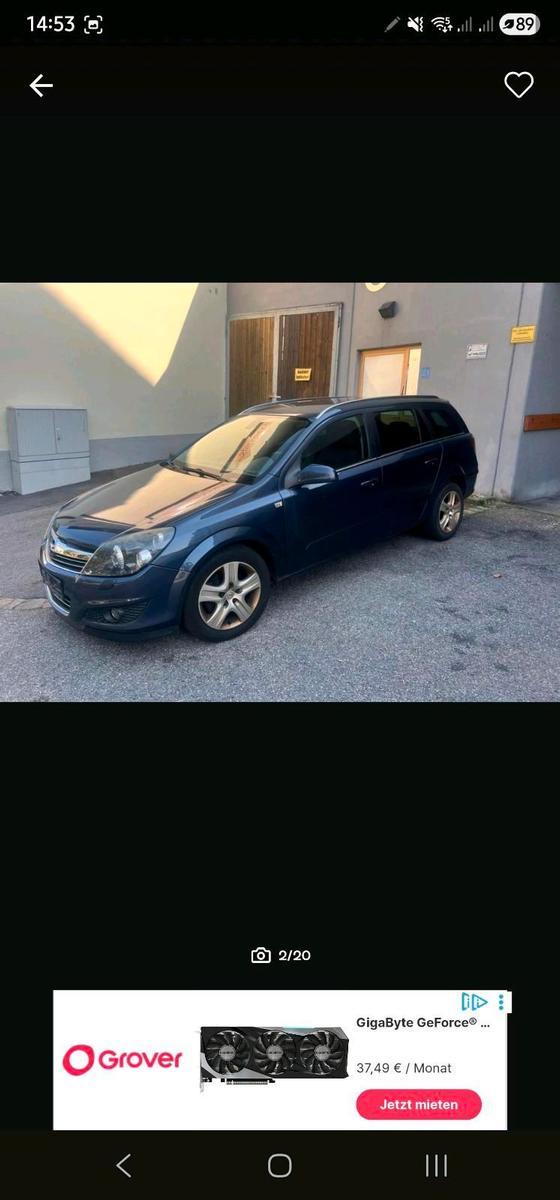 Opel Astra 2009 — engine 140 HP (103kW)