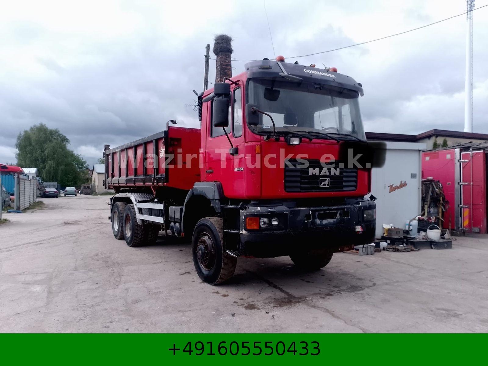 MAN 28 464 tipper 6x6 Manual Fulll Spring 33 414/27