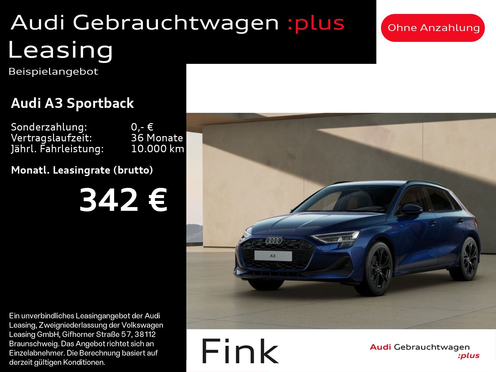 Audi A3 Sportback TFSI e LED Sportsitze