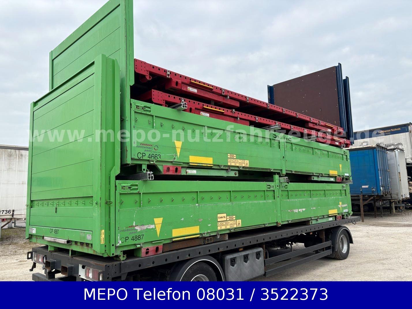 Krone BDF 7,45m Baustoff Zurringe Bordwände Türen