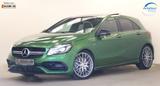 Mercedes-Benz A 45 AMG 381PS 4Matic Carplay Memory Pano PAGA - mit Benzin-Antrieb: Grün, Vollleder
