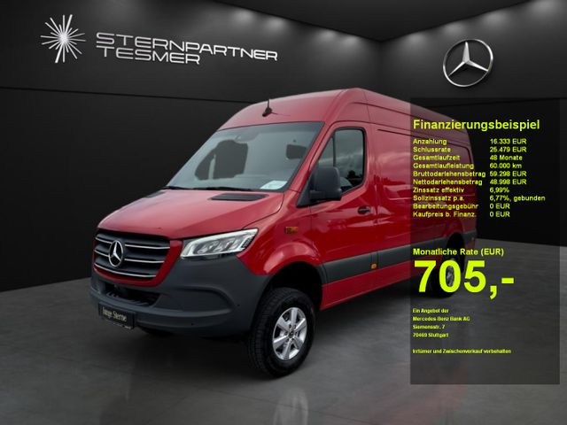 Mercedes-Benz Sprinter 319 CDI Kasten 4x4 L2H2 LED+Kam+Navi