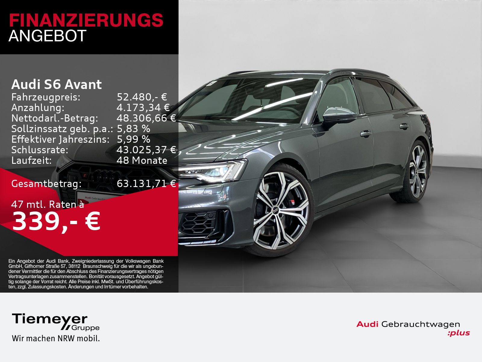 AUDI S6 Avant TDI Q MATRIX OPS+ BuO LM21