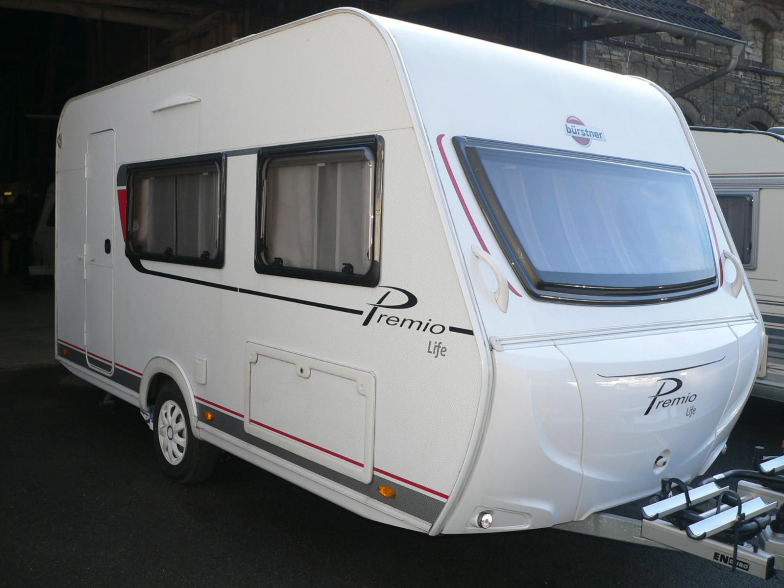 Bürstner 425 TS Premio Live Mover Vorzelt Fahrradträger