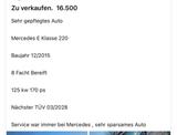 Mercedes-Benz Zu verkaufen - Mercedes-Benz 220 aus 2015