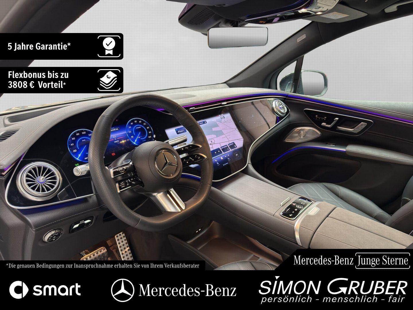 Fahrzeugabbildung Mercedes-Benz EQS 580 4M SUV AMG Massage Sitzklima AHK Md 2026