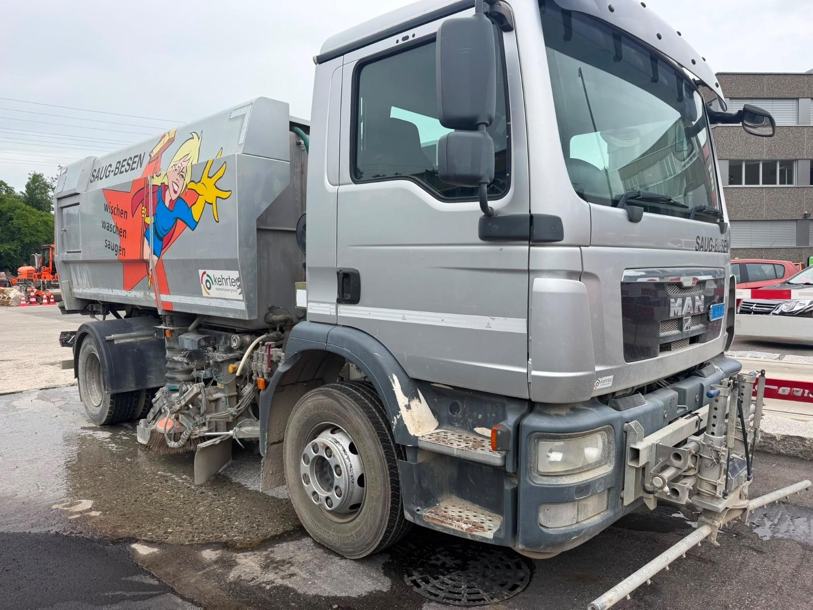 MAN Scarab 7642, 4x2, E5, Kehrmaschine Kehrtec