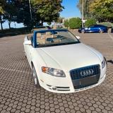 Audi A4 2.0 TFSI *Service + TÜV NEU* Vollausstattung  - Audi A4: Weiß, Cabrio