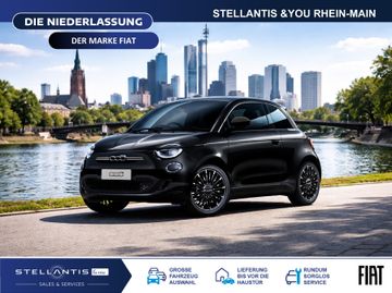 Fiat Leasingangebot: Fiat 500e La Prima Navi LED Klimaaut.