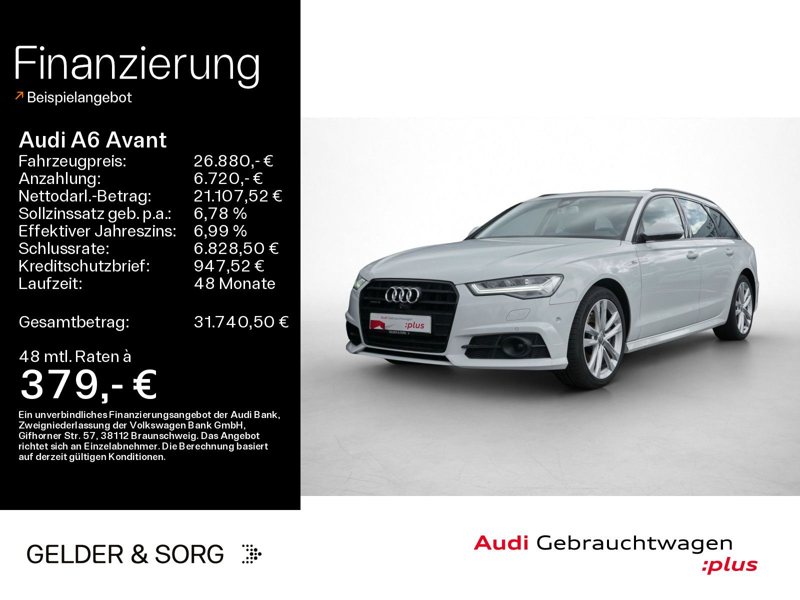 Audi A6 Avant 2.0 TFSI quattro S line