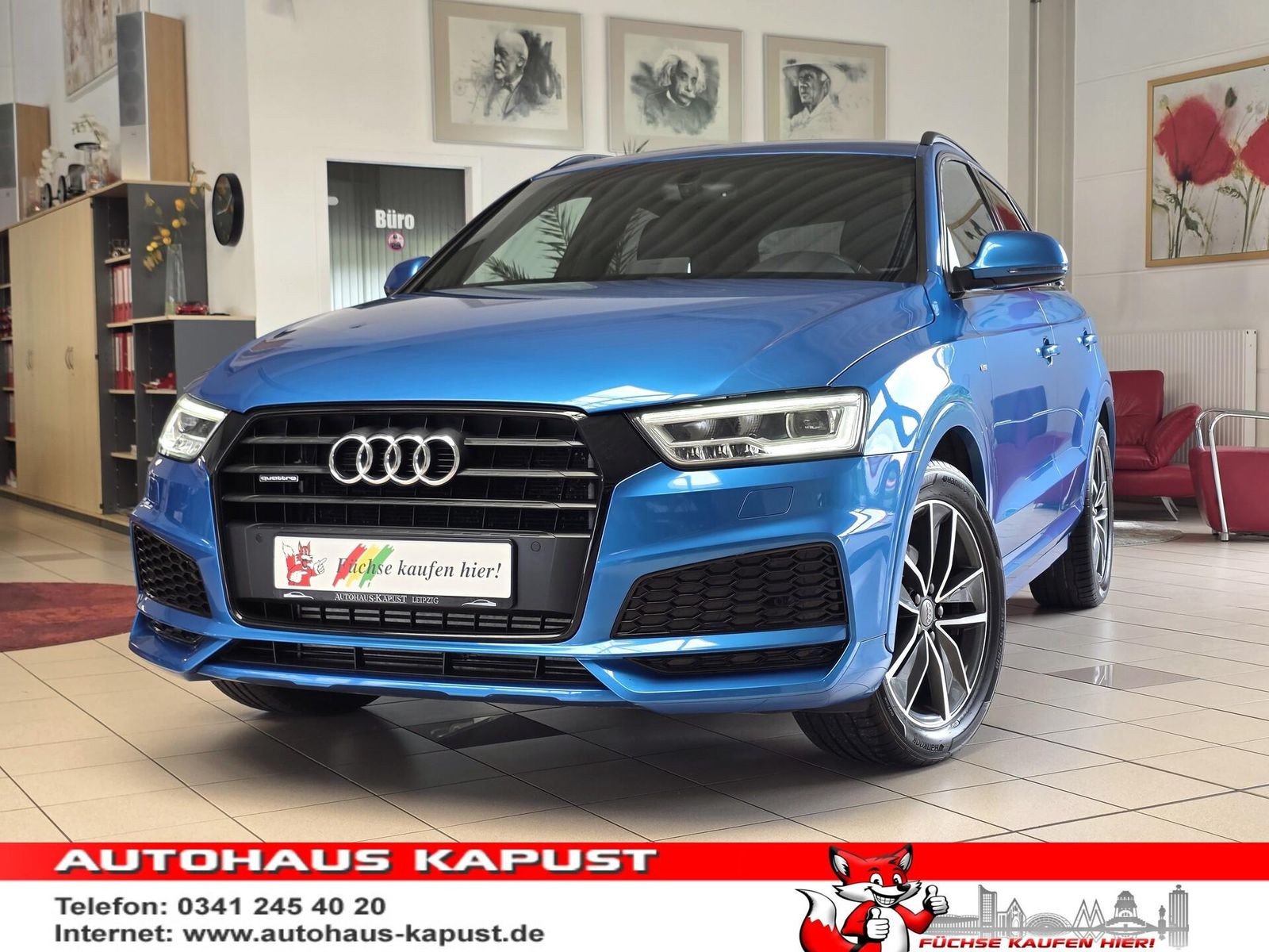 AUDI Q3 2.0 quattro 3x-Sline/Black-Paket/LED/Key/Ahk