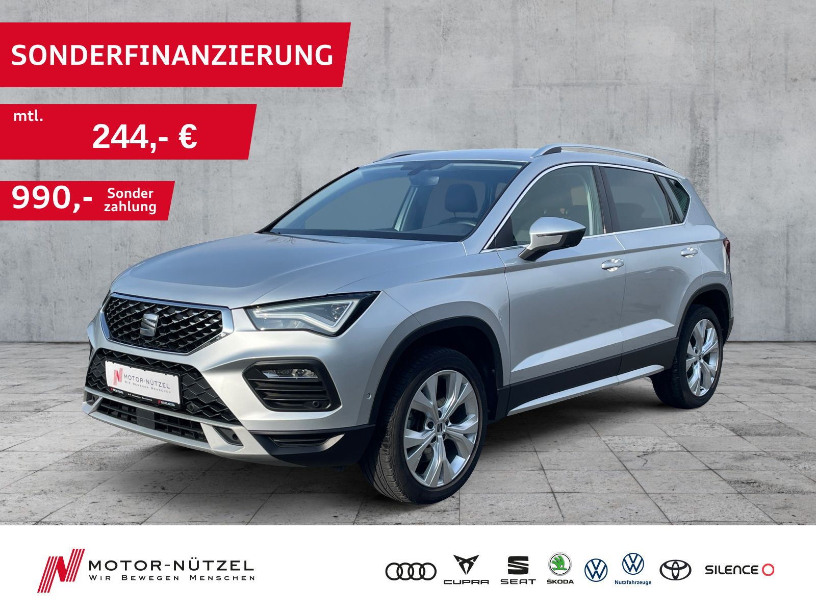 Seat Ateca 2.0 TDI DSG XPERIENCE LED+NAVI+APP+SHZ+RFK