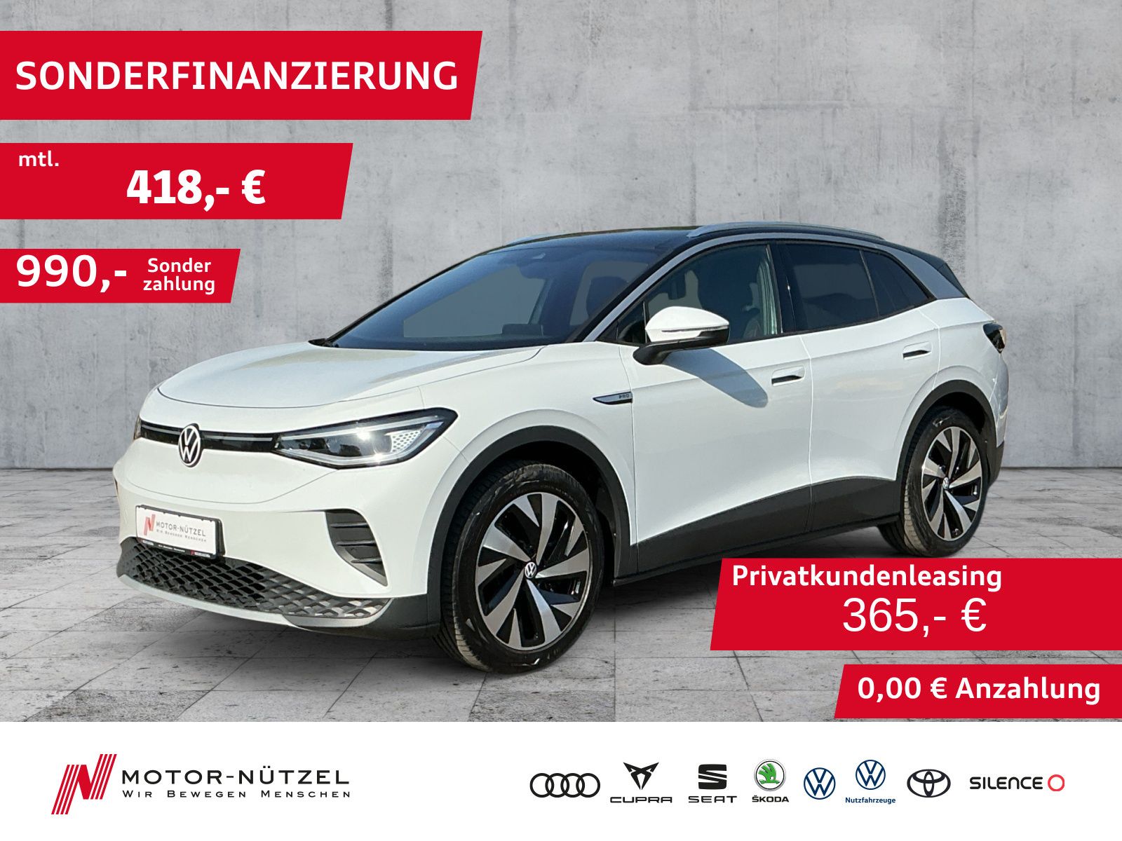 Volkswagen ID.4 Pro Performance 150kw MATRIX+AHK+PANO+WäPu