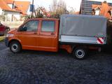 Volkswagen T5 2,5 TDI DoKa Pritsche Pl,LR,Klima,ZV,AHK,6-Si - Volkswagen T5: Doka Pritsche