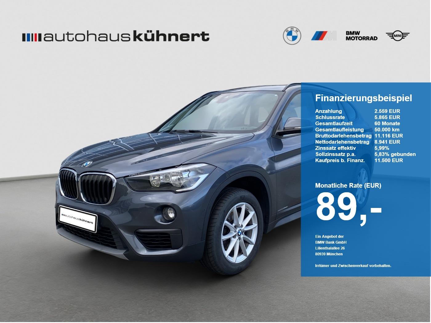 BMW X1 sDrive 18i AHK Nav PDC +nur an Händler/Export