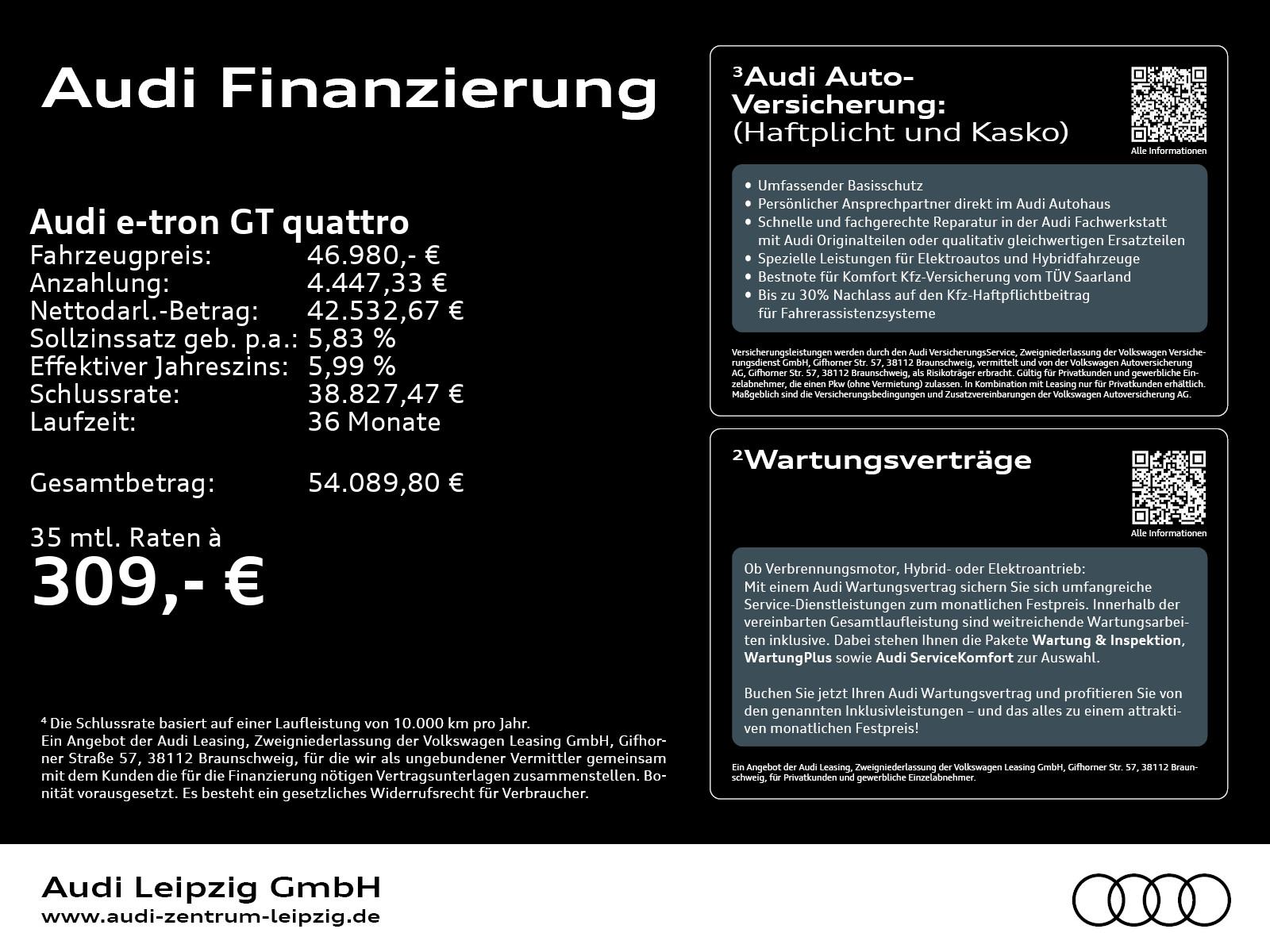 Audi e-tron GT quattro *Matrix*Pano*Air*B&O*