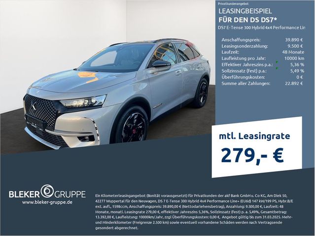 DS Automobiles DS7 E-Tense 300 4x4 Performance Line+