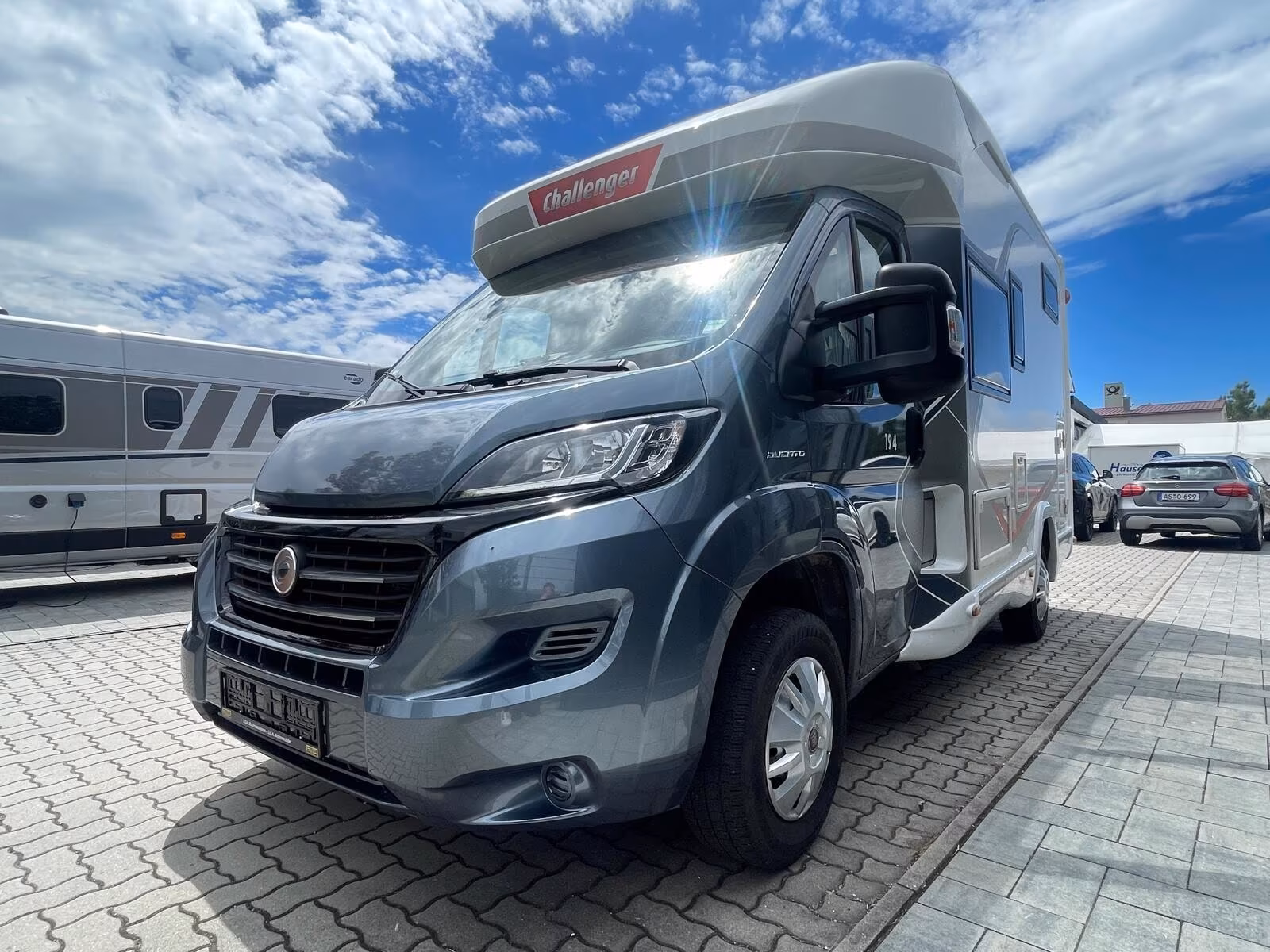 Challenger Mageo 194 Festbett**FIAT**AHK/Solar/TV-Sat/Marki