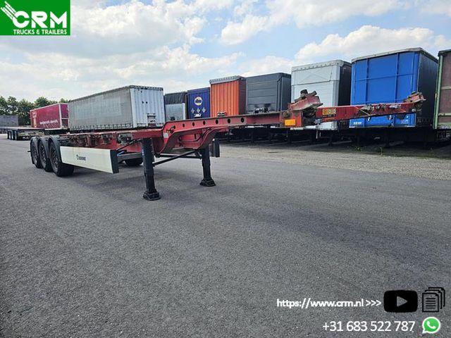 Krone Sd 3 axle container chassis | all connections |