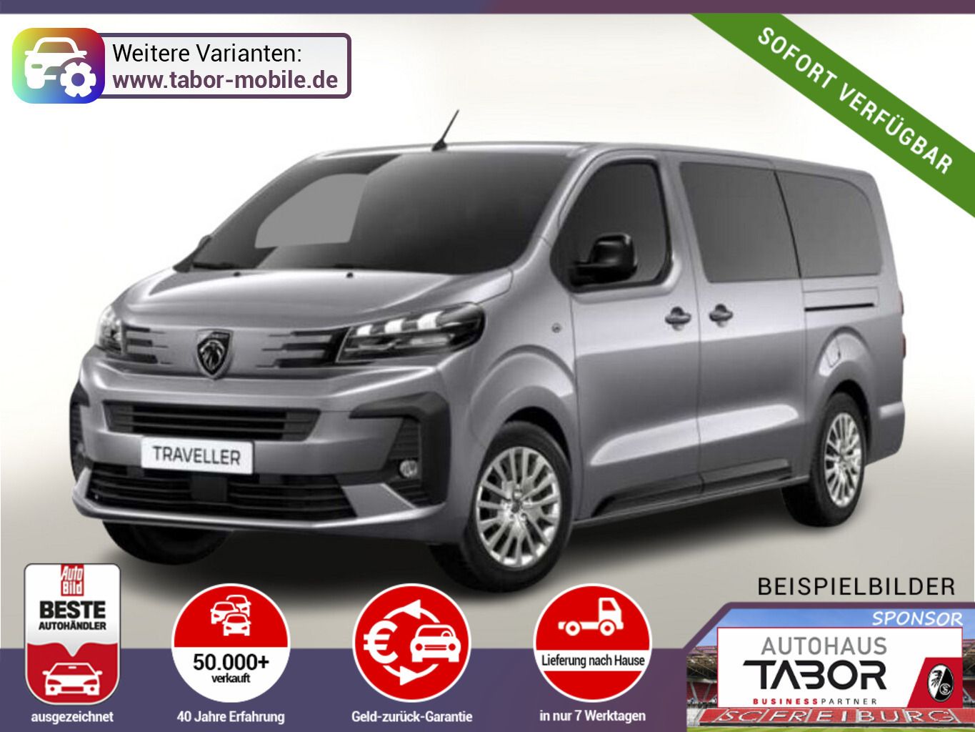 Peugeot Traveller L3 Active 9S AHK SHZ 2xKlima Nav Kam