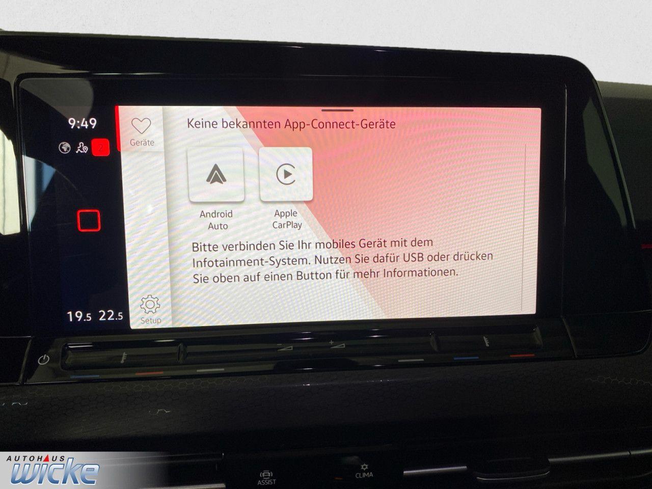 Volkswagen Golf VIII 2.0 l TSI DSG GTI APP CONNECT KLIMA LE, миниатюра 10