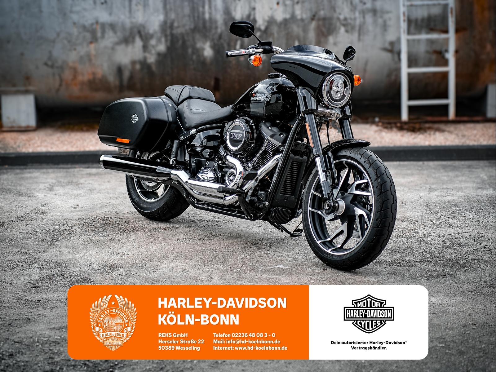 Harley-Davidson FLSB Sport Glide 107 -Vivid Black-1. Hand-Top!