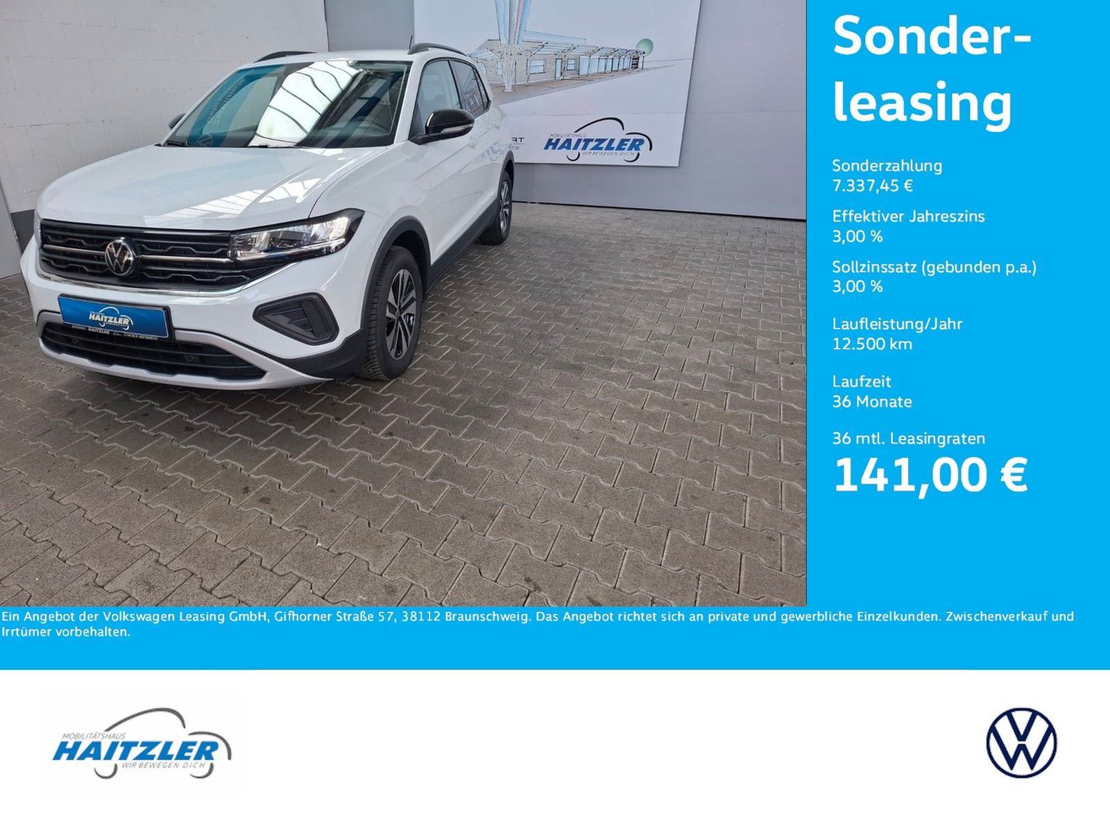 Fahrzeugabbildung Volkswagen T-Cross Energy 1.0 TSI 70 kW + LED +ACC +LaneAss