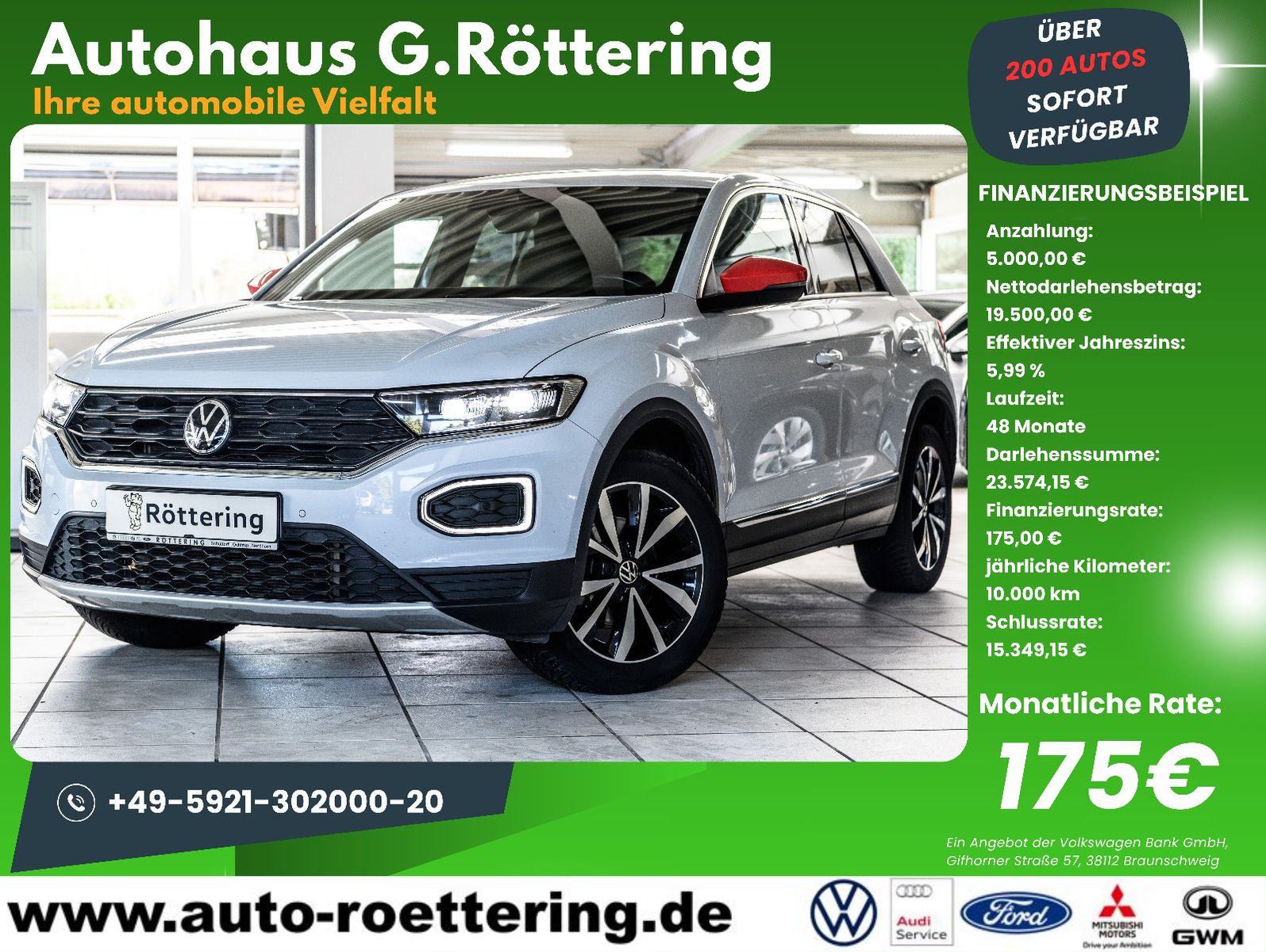 Fahrzeugabbildung Volkswagen T-Roc Sport 1.5 TSI DSG "beats" LED +STANDHZ.
