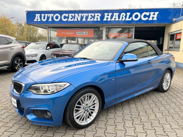 BMW 2 Cabrio 220 d M Sport*NaviP*R-Kam*Bi-Xen*TOP