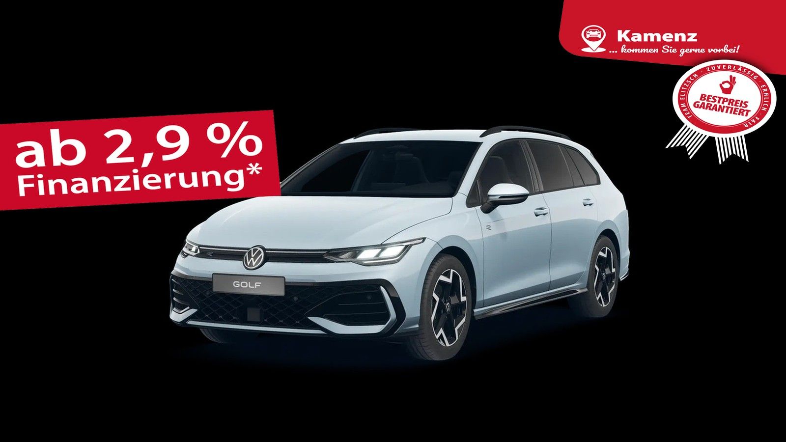 Fahrzeugabbildung Volkswagen Golf VIII Variant TSI R-Line LED AHK Navi AID AC