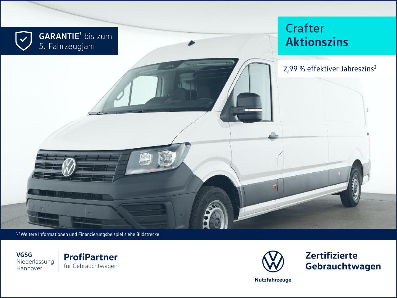 Volkswagen Crafter Kasten langer Radstand Kamera Navi MEDIA