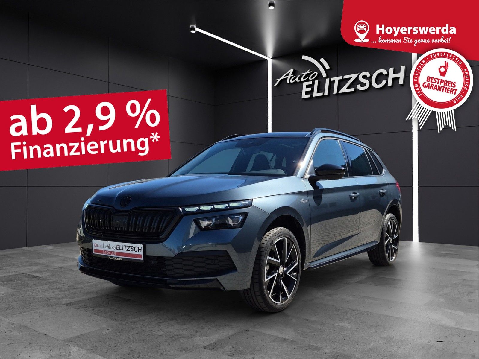 Fahrzeugabbildung SKODA Kamiq TSI Monte Carlo LED Navi Pano AID RFK SH b