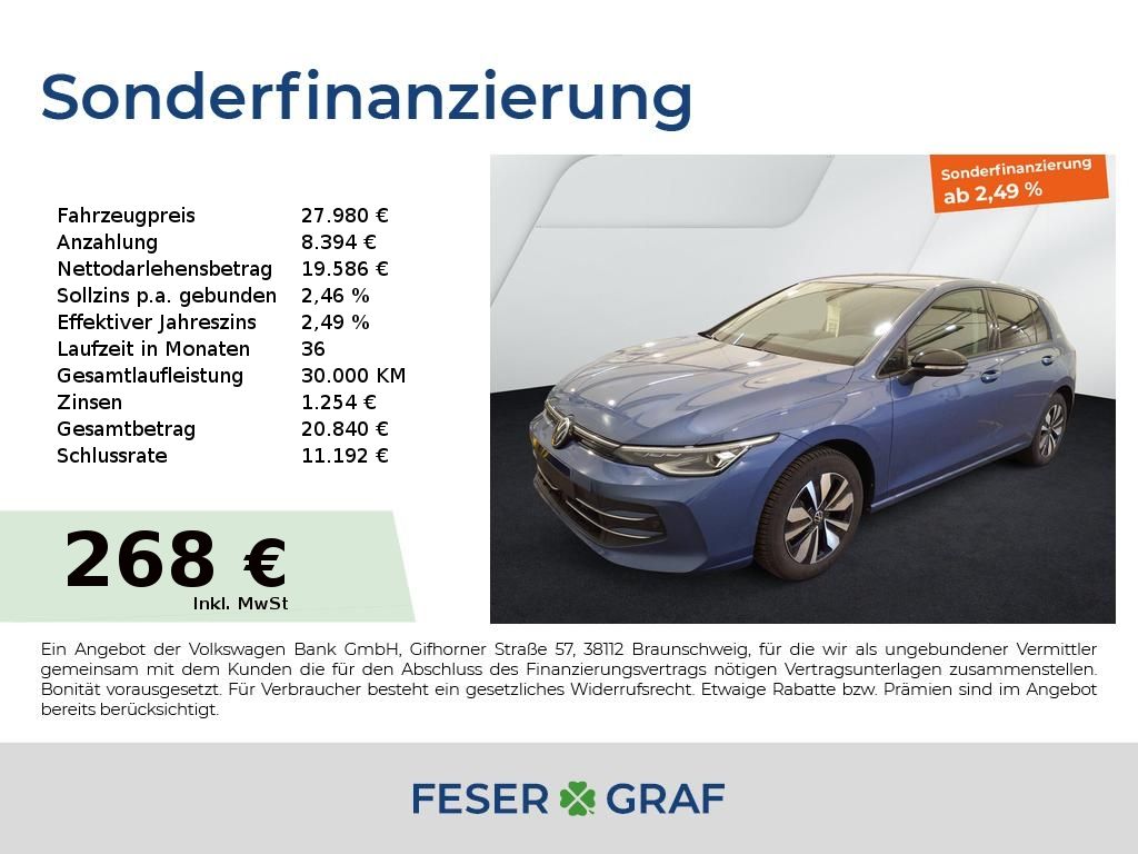 Volkswagen Golf Goal 1.5 eTSI DSG AHK RFK Navi SHZ LHZ ACC