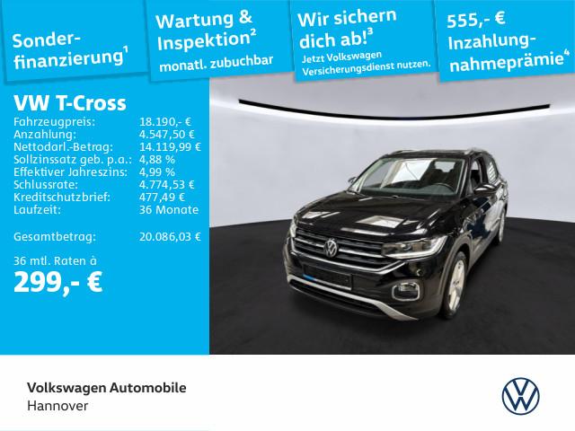 Volkswagen T-Cross 1.0 TSI Style Navi LED PDC SHZ