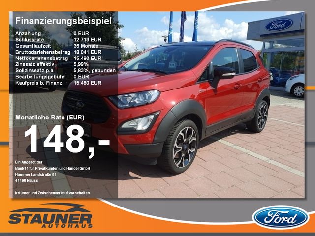 Ford EcoSport 1.0 EcoBoost Active Navi PDC DAB Klima