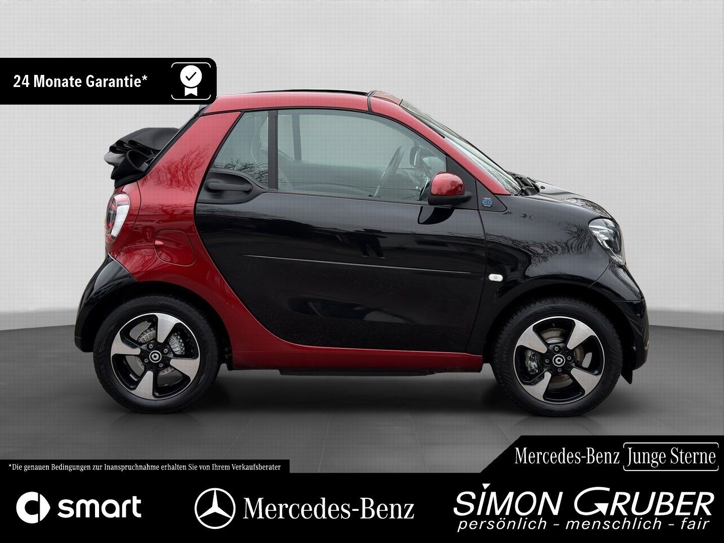 Fahrzeugabbildung Smart fortwo Cabrio EQ Exclusive JBL Winter 22KW