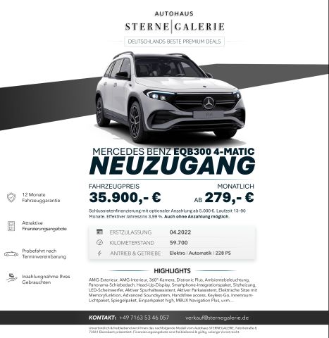 MERCEDES-BENZ 300/AMG-LINE/360°/DISTRO+/AMBIENT/PANO/HEADUP