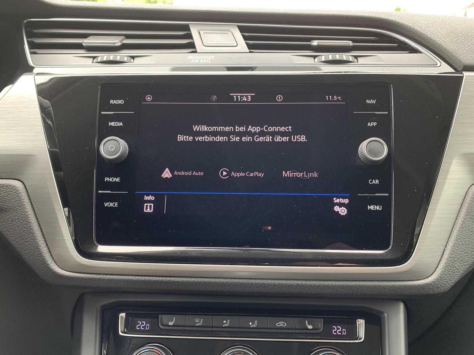 Volkswagen Touran 1.5TSI DSG 7-Sitzer ACC+3Z-Klima+Sitzhzg, миниатюра 22