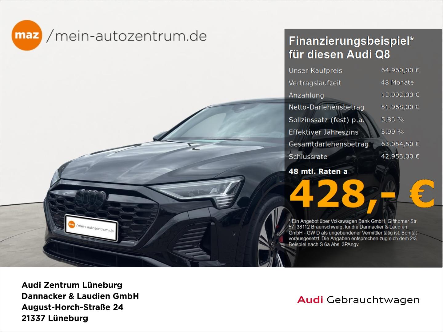 Audi Q8 55 quattro S line Edition Alu Matrix-LED AHK