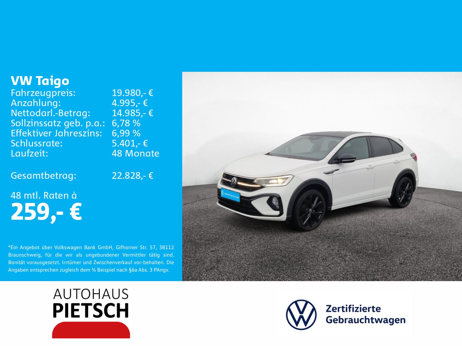 Volkswagen Taigo 1.5 TSI R-Line DSG Panorama IQ.Light