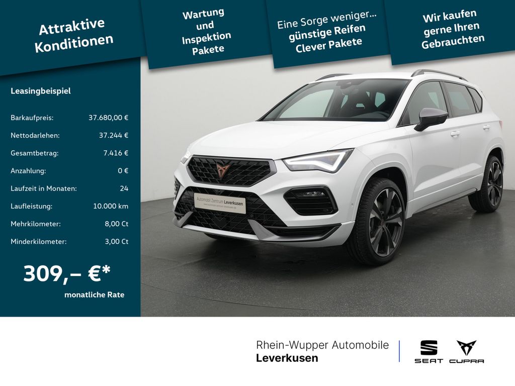Cupra Ateca 360°KAM AHK MEMRY KLIMA CARPLAY VRT NAVI