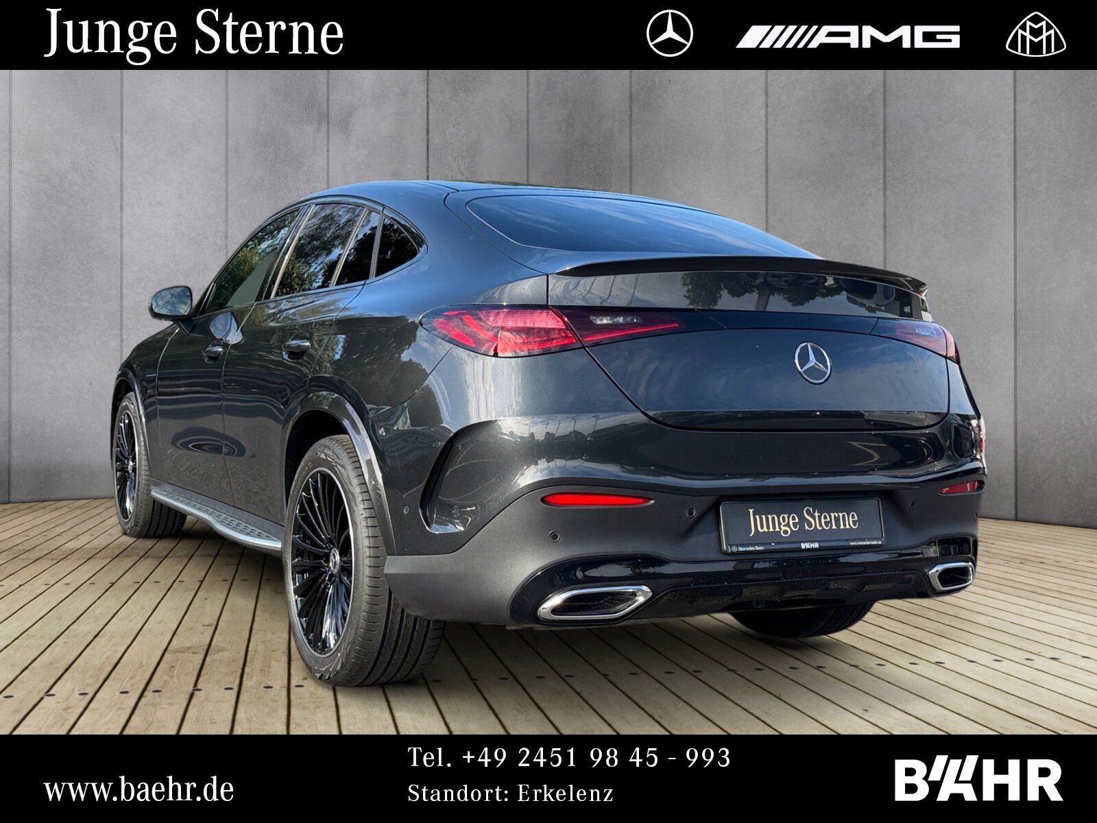 Mercedes-Benz GLC 300 d 4M Coupé AMG Night MBUX LED Pano AHK foto 3