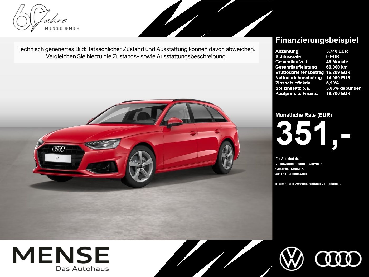 Audi A4 Avant 35 TDI S tronic Advanced Matrix ACC LED