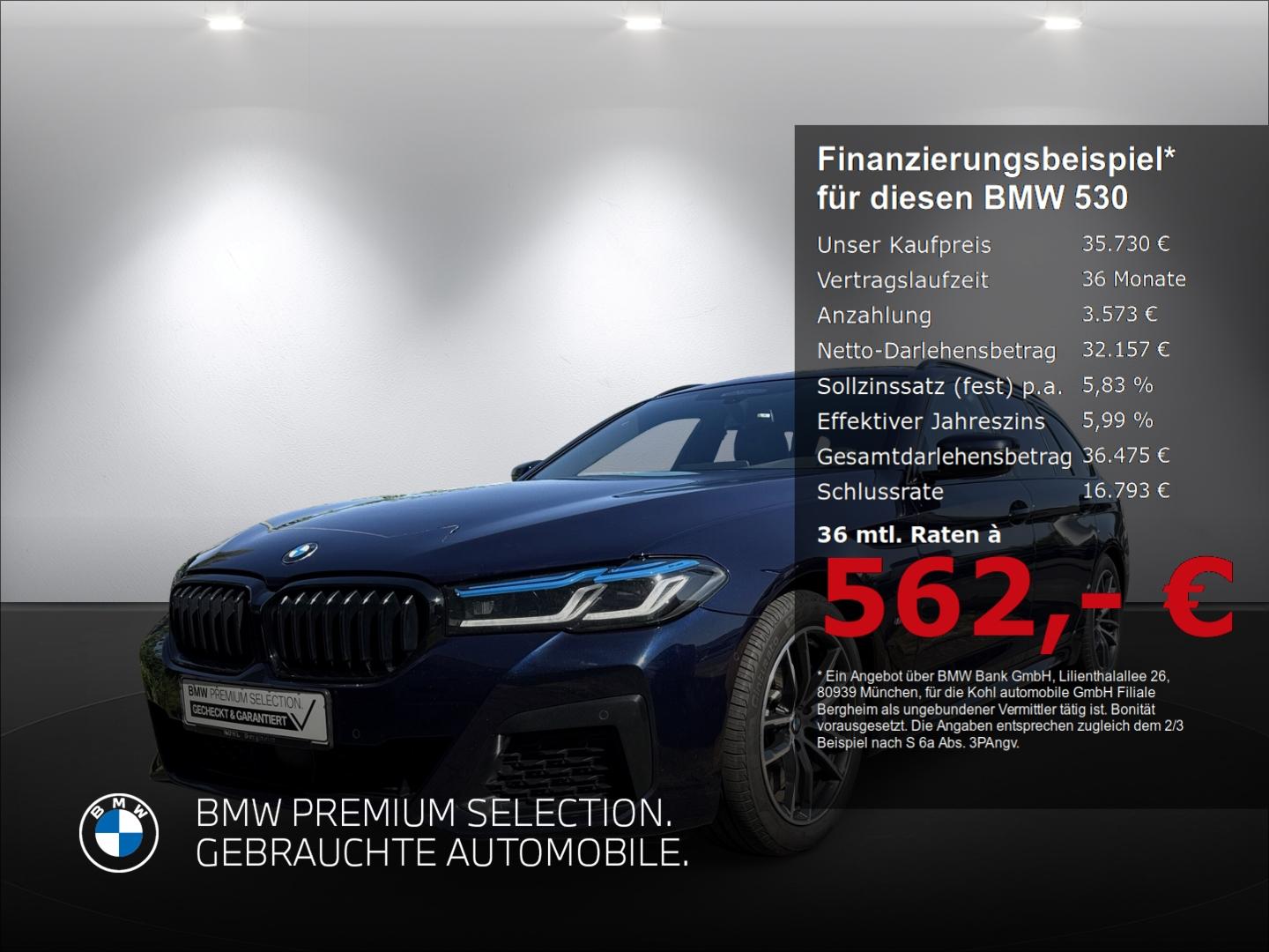 BMW 530 d xDrive M Sport Pro Driving Assistant Profe