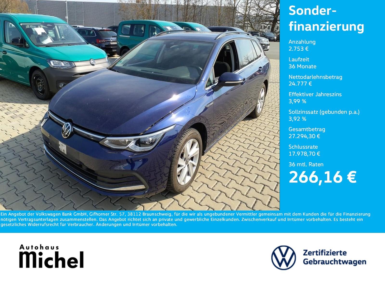 Volkswagen Golf 8 Variant TSI DSG Style LED-Plus Navi AHK A