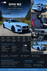 BMW M2 G87 1HD, 25tkm. inkl. Verschleiß bi... - BMW M2 in Bremen