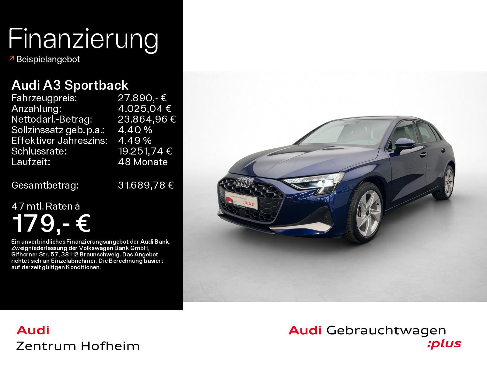 Audi A3 Sportback 35 TFSI Advanced S tro*LED*Virtual*
