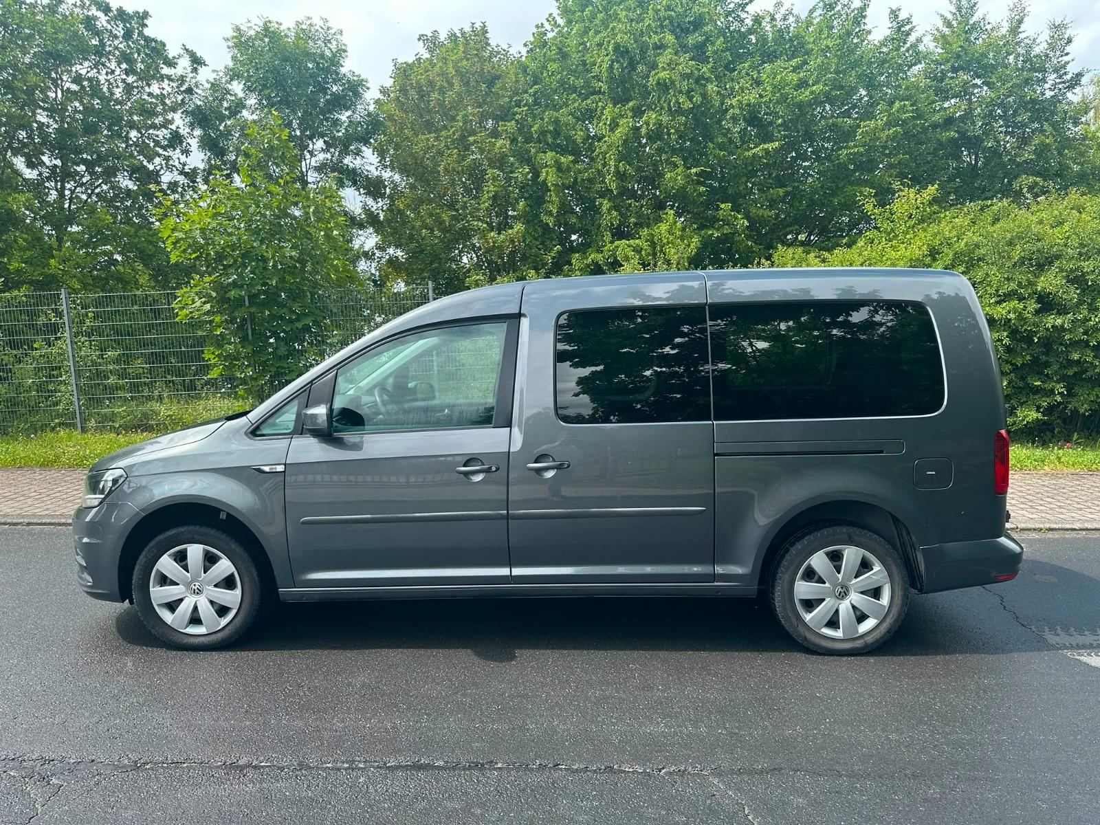 Volkswagen Caddy Maxi 2.0 TDI DSG Klima Rollstuhlrampe 7Sit